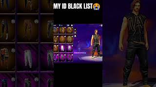 MY ID BLACK LIST 😭😭 shorts FreeFireIndiaOfficial viral [upl. by Suiravaj]