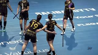 Germany v Singapore Highlights  U19 Womens World Floorball Championships 2024 [upl. by Eisler]