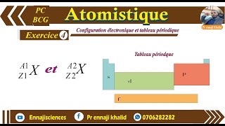 Configuration électronique et tableau périodique Exercice 4 [upl. by Olinde]