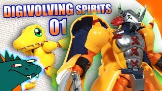 Digivolving Spirits 01 WarGreymon  Agumon Digimon Review [upl. by Aivlis530]