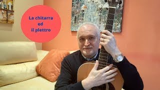 La chitarra ed il plettroIl giro di Do minore con quadriadi [upl. by Ennybor]