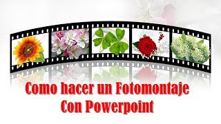 COMO HACER UN FOTOMONTAJE CON POWERPOINT [upl. by Darla]