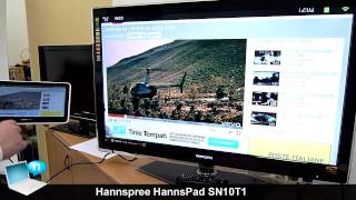 Tablet Hannspree Hannspad SN10T1 [upl. by Adnhoj592]