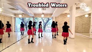 Trouble Waters  Line Dance  Demo  Beauty LD Five Sense  Mei2 LD Class [upl. by Gussie]