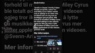 Infoen på min YouTube kanal SvennArild skrives svennarild når man søker på YouTube 🎵🎶🎧🔉 [upl. by Rector26]