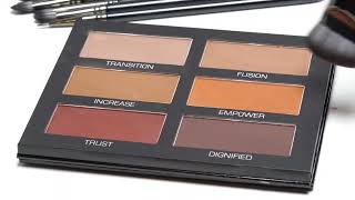 Cozzette Beauty  Universal Contour and Shade amp Sculpt Palettes [upl. by Limoli]