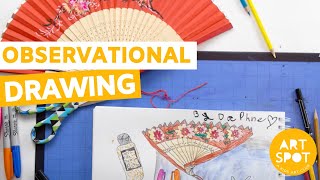 Easy Art for Kids Observational Drawing [upl. by Vharat]