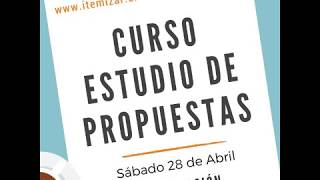 Curso Estudio de Propuestas [upl. by Angelle]