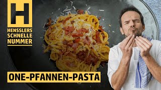 Schnelles OnePfannenPasta Rezept von Steffen Henssler [upl. by Yona]