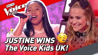 Justines ROAD TO VICTORY in The Voice Kids UK 2020 🤩 [upl. by Nitsruk]