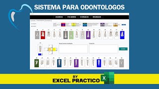 Odontograma en Excel  Sistema para Odóntologos [upl. by Fonzie303]