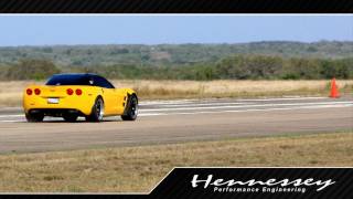 2009 Hennessey ZR1 1967 mph Standing Mile [upl. by Eilarol]