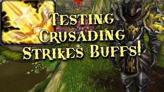 Testing Crusading Strikes Buffs Ret Paladin PvP  BG Blasting  WoW TWW 110 Prepatch [upl. by Pate]