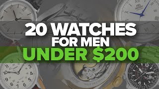 Watches to Buy 20 Watches for Men Under 200 2018 [upl. by Shanleigh]