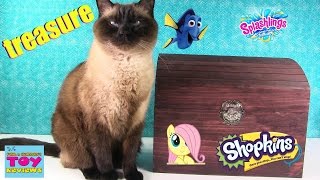 Simons Blind Bag Treasure Chest Unboxing 18  Gift Ems Shopkins Happy Places Num Noms  PSToyRevie [upl. by Hamachi917]