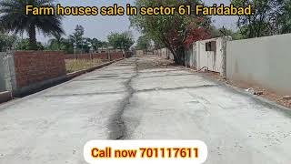 farm houses 🏘️ sale in sector 61 Faridabad more information about this property call ☎️ 7011176113 [upl. by Alakam]