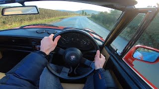 The 1990 Alfa Romeo 2000 Spider POV Driving Experience  Yorkshire Drive [upl. by Zile]