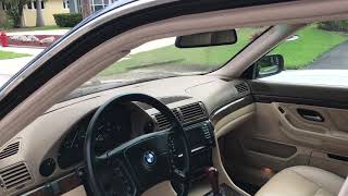 2001 BMW e38 740iL Long Wheel Base Jet Black For Sale 137k Clean USMDICOM [upl. by Adnilre]