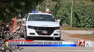 Making a road in downtown Durham safer [upl. by Adrien8]