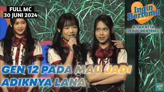 FULL MC AITAKATTA  INGIN BERTEMU  JKT48  30 JUNI 2024 [upl. by Assiruam]