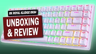 RK ROYAL KLUDGE RK84 RGB 75 Mechanical Gaming Keyboard Review [upl. by Jecon946]