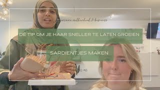 DÉ TIP OM JE HAAR SNELLER TE LATEN GROEIEN 👀amp SARDIENTJES MAKEN🐟 Organic Hair Doctor vlog6 [upl. by Noreen]