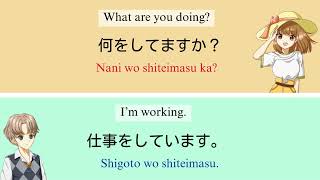 【JAPANESE conversation for beginners 🔥】 [upl. by Ecyarg282]