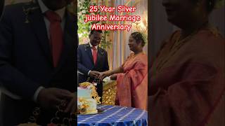 25 Year Silver Jubilee Marriage Anniversaryshorts anniversary wedding party arbakku [upl. by Kavanagh]