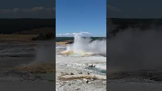 Clepsydra Geyser in Yellowstone [upl. by Nyletak]