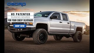 Installation Demo for 2014 chevy silverado OEDRO running boards  SHIELD Series [upl. by Nodroj377]