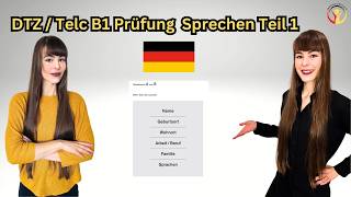 sich vorstellen Tipps amp Beispiele DTZ Sprechen 1 learngerman deutschkurs deutschlernen [upl. by Zeta]