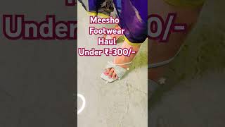 Meesho footwear haul👠 😍shiningshital trending footwear meesho shorts haul youtubeshorts [upl. by Arretnahs]