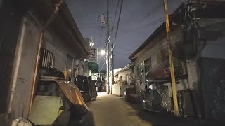 Korea Walking Tour  Seoul Gwanakgu Samseongdong Wonsin 1gil alley Night Time View [upl. by Gnav643]