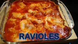 CÓMO PREPARAR RAVIOLES DE QUESO EN SALSA ROJA GRATINADO 🎄 PASTA NAVIDEÑA YOUTUBE [upl. by Zelig]