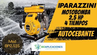 MOTOBOMBA PARAZZINI BP2515 [upl. by Hachmin]