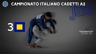 Judo  Campionato Italiano Cadetti A2 2024  Maschile  Tatami 3 [upl. by Aneeras]