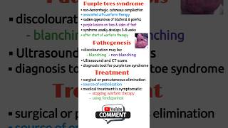 Purple toe syndrome blue toe syndrome warfarin induced necrosis pathology amp treatment shorts [upl. by Cudlip]