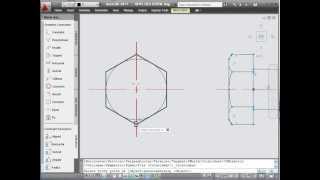 AUTOCAD 2011 BUILDING A DYNAMIC HEX SCREW BLOCK  PART26 [upl. by Codie185]