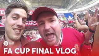 FA Cup Final 2018 VLOG Chelsea vs Manchester United [upl. by Rehtnug890]