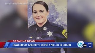 Oswego County Sheriffs deputy killed in crash [upl. by Hsuk617]