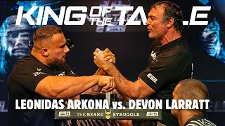 King of the Table 12 Devon Larratt vs Leonidas Arkona Highlights [upl. by Lorinda]