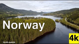 Norway in Spring A Stunning Aerial Journey Through the Land of Fjords and Mountains [upl. by Acisseg]