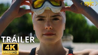 LA JOVEN Y EL MAR Tráiler Español Latino 2024 Daisy Ridley 4K UHD PELICULA Disney [upl. by Shifra]