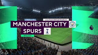 MAN CITY VS TOTTENHAM MATCH HIGHLIGHTS EPL [upl. by Atrebor480]