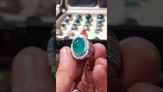 natural chrysocolla in chalcedony origin bacan indonesian 🥰👍 [upl. by Ernestine]