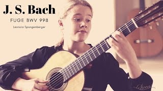 Leonora Spangenberger 11 plays Fuge BWV 998 by J S Bach on a 2004 Curt Claus Voigt [upl. by Ecreip]