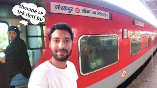 LTT MumbaiGorakhpur Kushinagar Express Train Journey •Kuch toh Sharam karo• 😠 [upl. by Pathe]