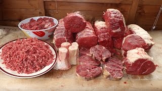 How To Butcher A Cow A Top Of Beef Beef Butchery SRP [upl. by Nemzzaj]