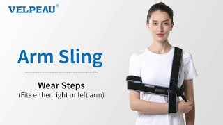 VP0308 VELPEAU Arm Sling for Elbow Injury [upl. by Atalanta]