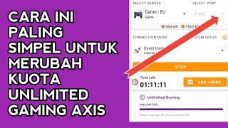 TINGGAL KLIK TANPA FILE II unlimited gaming axis jadi reguler II HA TUNNEL PLUS II VPN [upl. by Westley941]